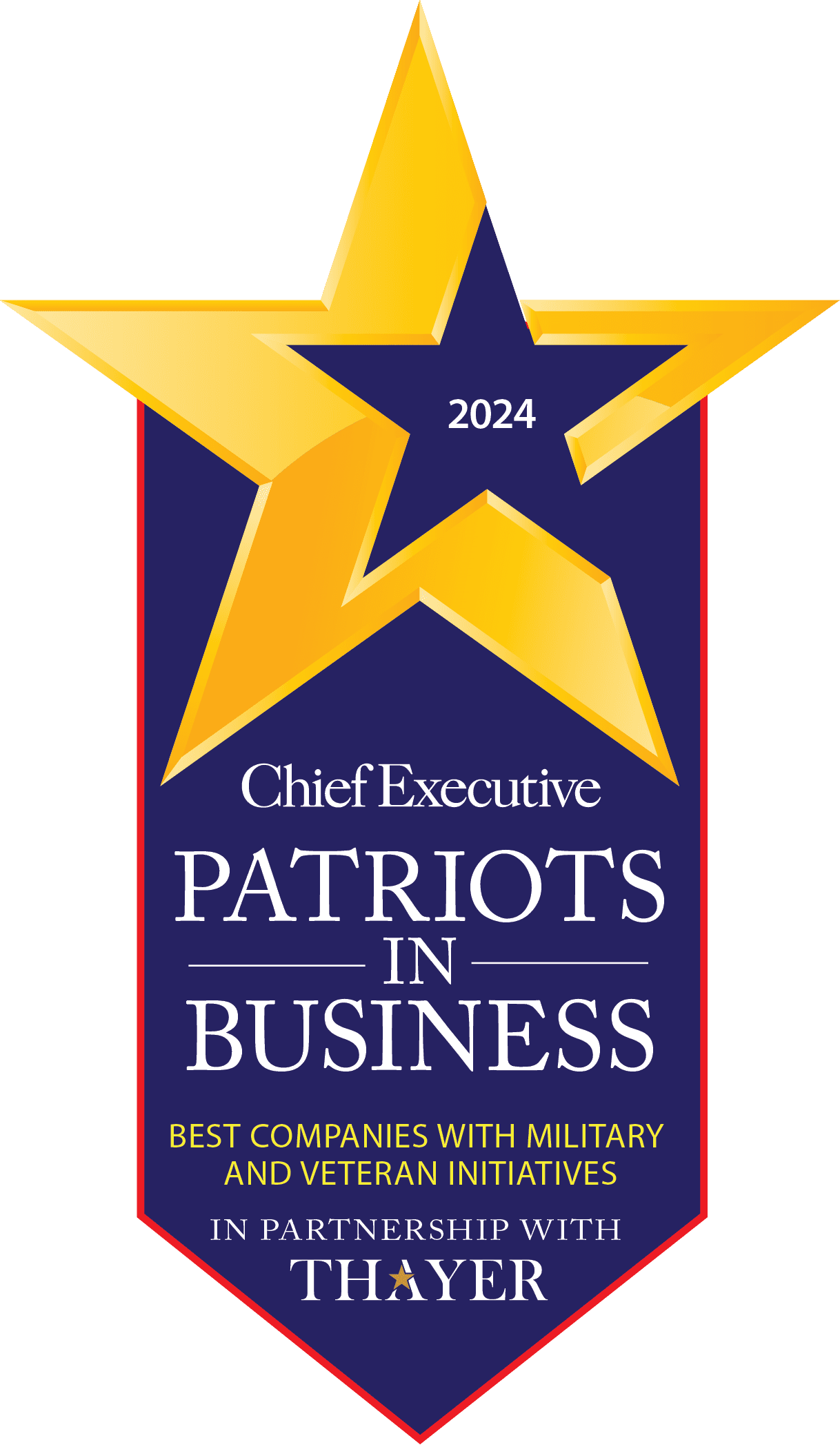 2024 Patriots in Business badge